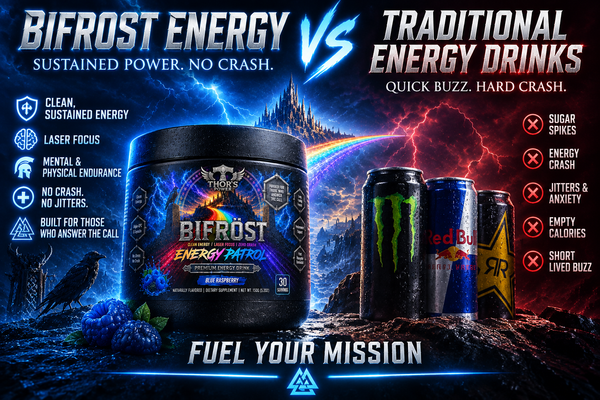 Bifrost Energy vs Traditional Energy Drinks