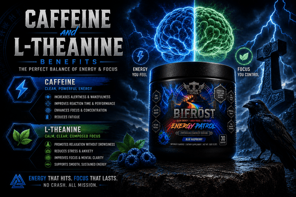 Caffeine and L-theanine benefits