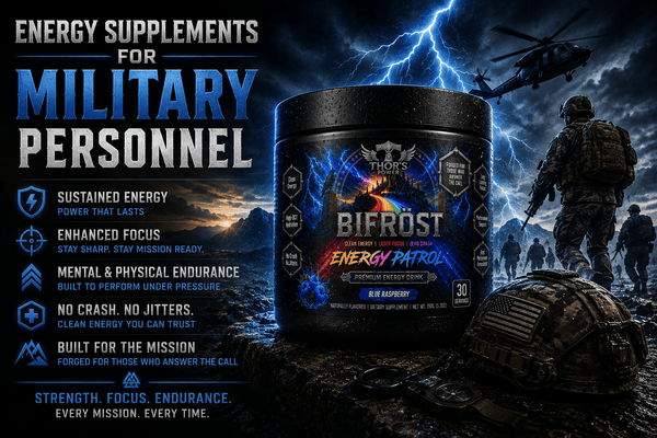 Energy supplements for military personnel