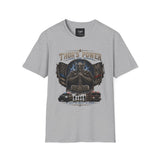 Thor's Power Graphic T-Shirt — Norse Viking Helmet Lightning Design