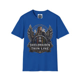 Shieldmaiden of the Thin Line T-Shirt — The Valkyrie Warrior Collection