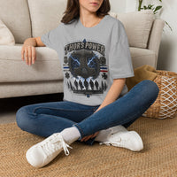 Thor’s Power T-Shirt — Nordic Cross Graphic Tee