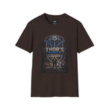Thor's Power Graphic T-Shirt — Lightning Hammer Norse Myth Tee