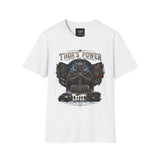 Thor's Power Graphic T-Shirt — Norse Viking Helmet Lightning Design