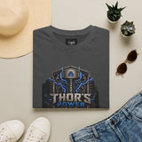 Thor's Power Graphic T-Shirt — Lightning Hammer Norse Myth Tee