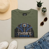 Thor's Power Graphic T-Shirt — Lightning Hammer Norse Myth Tee