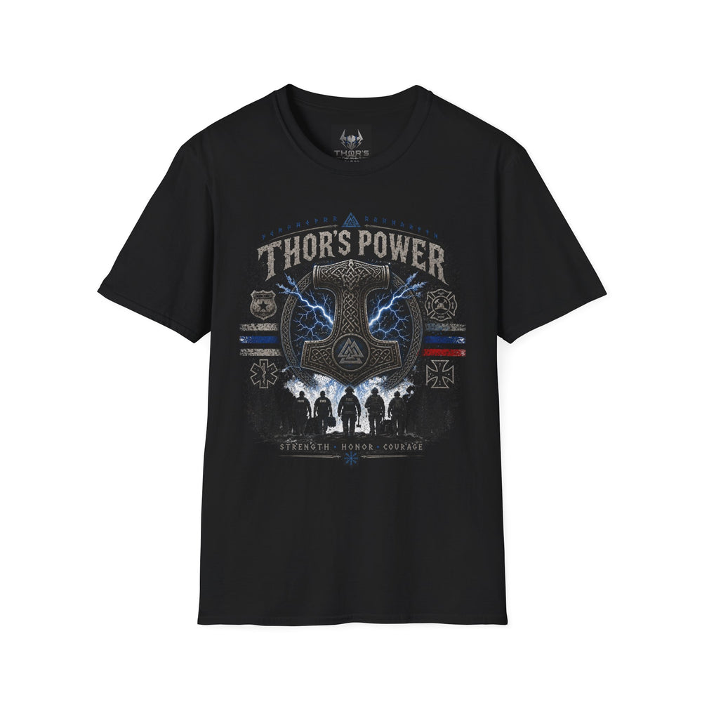 Thor’s Power T-Shirt — Nordic Cross Graphic Tee