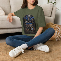 Thor's Power Graphic T-Shirt — Lightning Hammer Norse Myth Tee