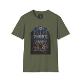 Thor's Power Graphic T-Shirt — Lightning Hammer Norse Myth Tee