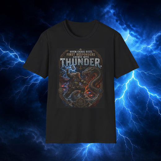 Answer With Thunder — First Responder Ragnarok Tee