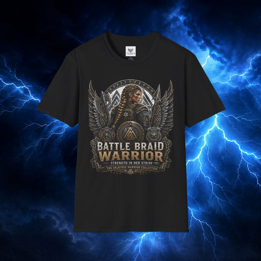 Battle Braid Warrior T-Shirt — The Valkyrie Warrior Collection