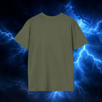 Thor's Power Graphic T-Shirt — Norse Viking Helmet Lightning Design - Thor's Power Shop