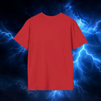 Thor's Power Graphic T-Shirt — Norse Viking Helmet Lightning Design - Thor's Power Shop