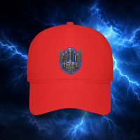 Thor’s Power Low Profile Baseball Cap – Embroidered Hammer Crest - Thor's Power Shop
