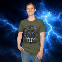 Thor’s Power T-Shirt — Nordic Cross Graphic Tee - Thor's Power Shop
