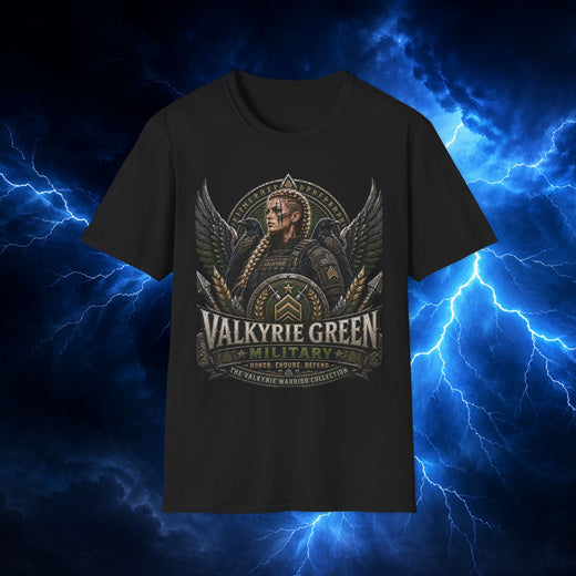Valkyrie Green Military T-Shirt — The Valkyrie Warrior Collection