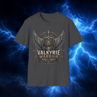Valkyrie Warrior Wings + Badge T-Shirt — The Valkyrie Warrior Collection - Thor's Power Shop